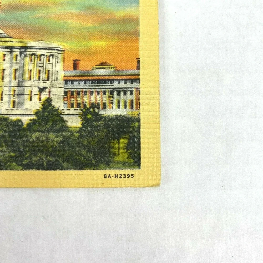 VTG 1940s State Capitol‎ Providence RI Postcard